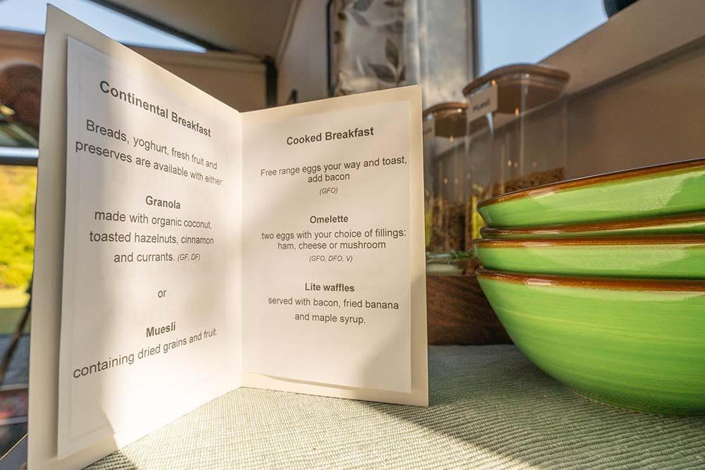 Enjoy a fabulous breakfast with your stay at Goldfield Suites